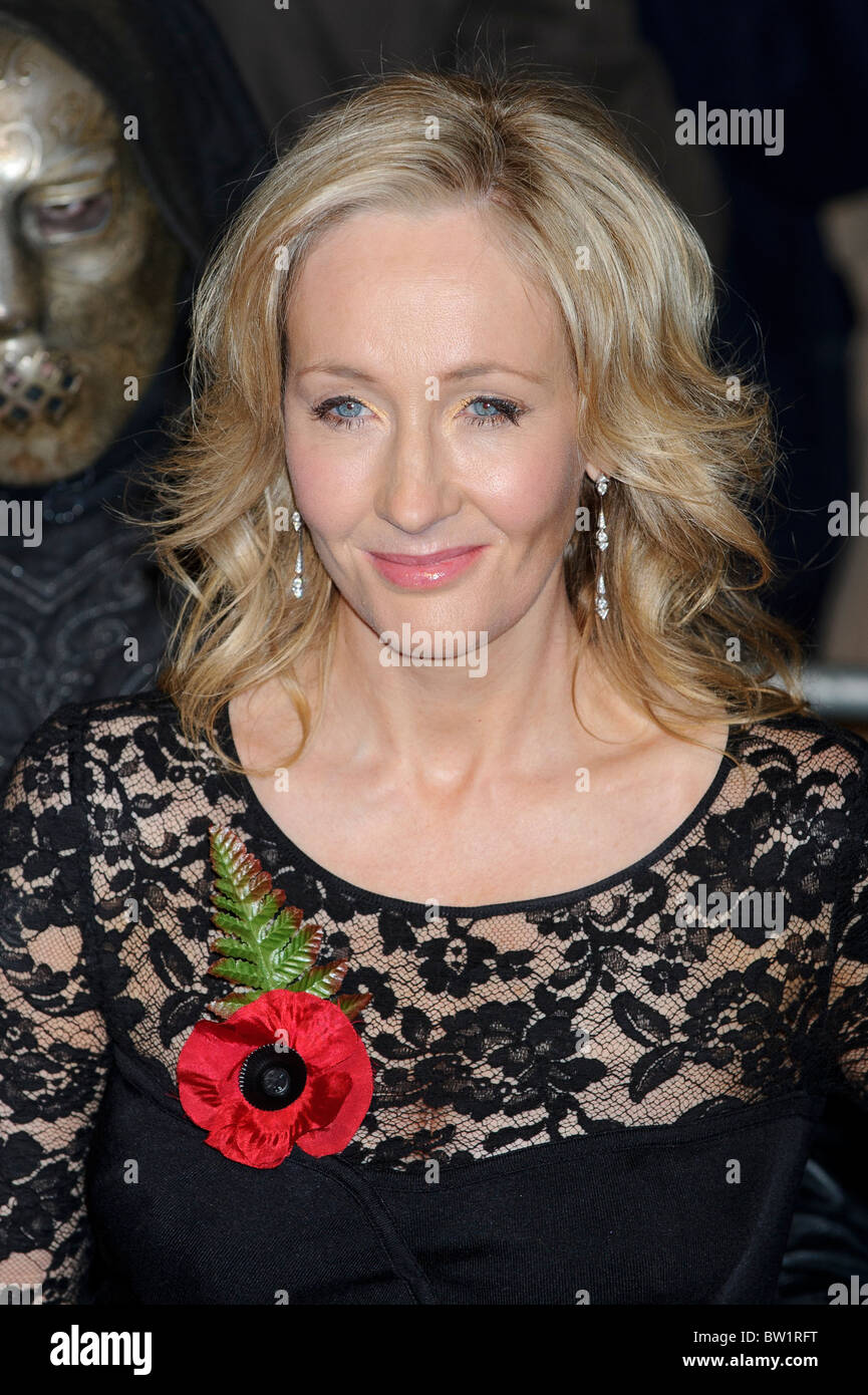 J. K. Rowling besucht die Premiere von Harry Potter und die Heiligtümer des Todes Teil 1, London, 11. November 2010. Stockfoto