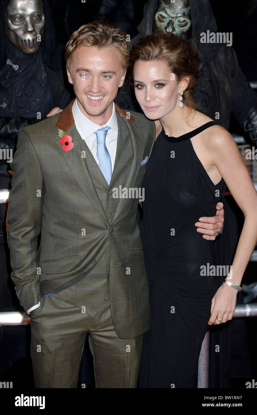 Tom Felton besucht die Premiere von Harry Potter und die Heiligtümer des Todes Teil 1, London, 11. November 2010. Stockfoto