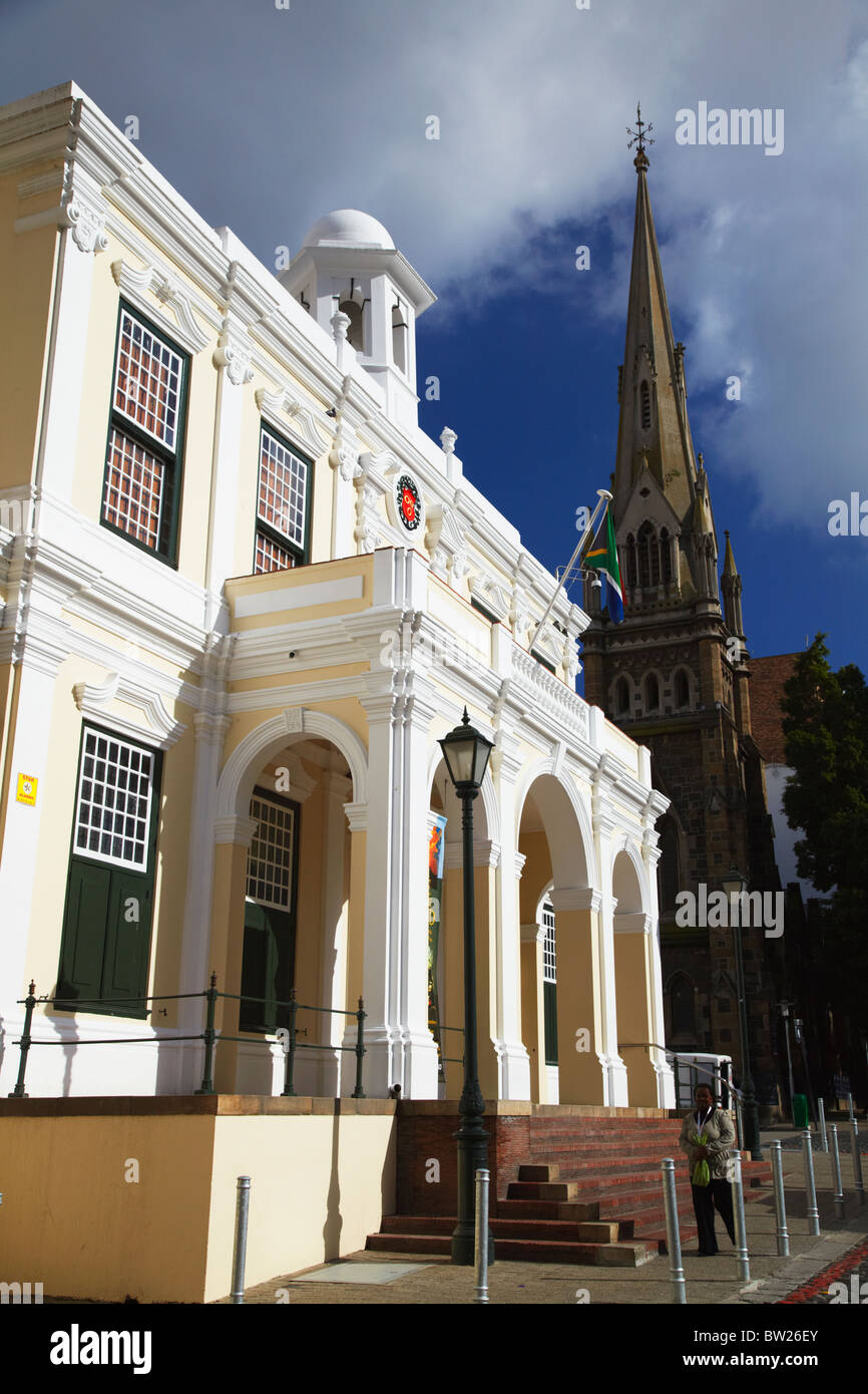 Theater der Stadt Halle, Greenmarket Square, City Bowl, Cape Town, Western Cape, Südafrika Stockfoto