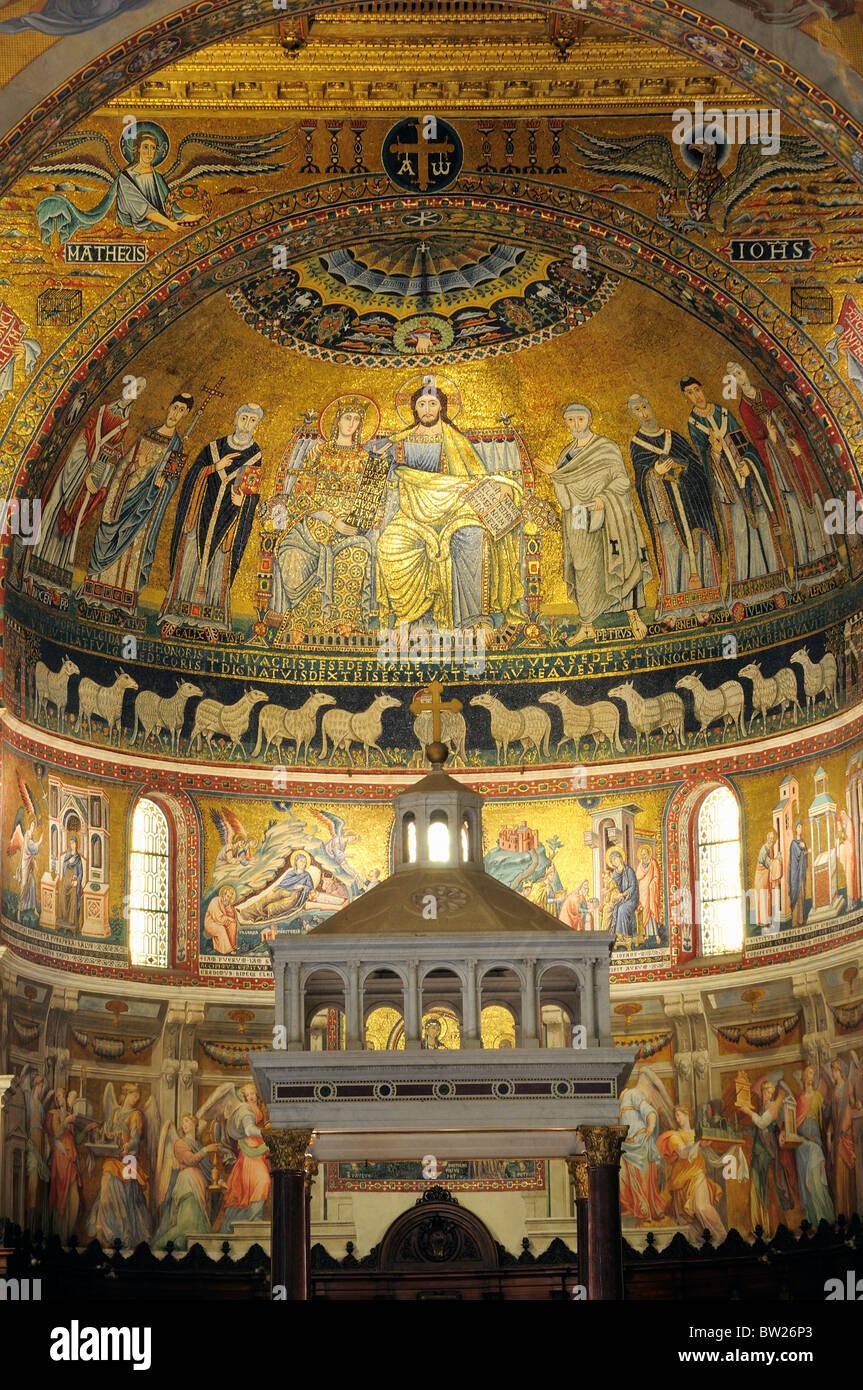 Apse santa maria in trastevere Fotos und Bildmaterial in hoher