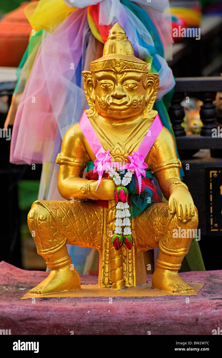 Affe Gott Statue, Wat Phan Tao, Chiang Mai Stockfoto