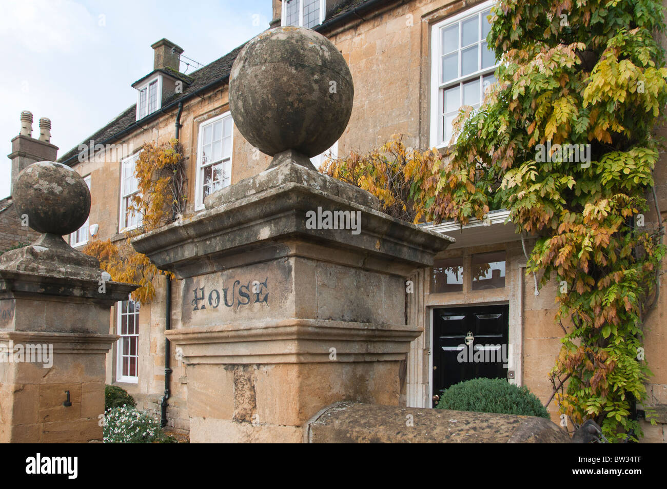 Cotswold House in Broadway. Stockfoto
