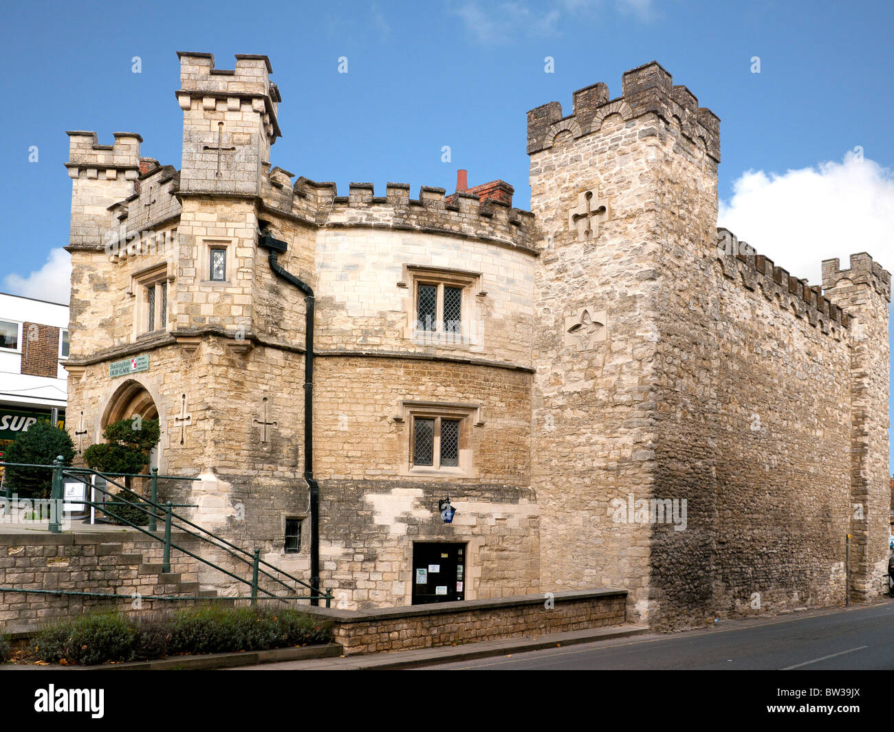 Das alte Gefängnis, heute ein Museum, Buckingham, England Stockfoto