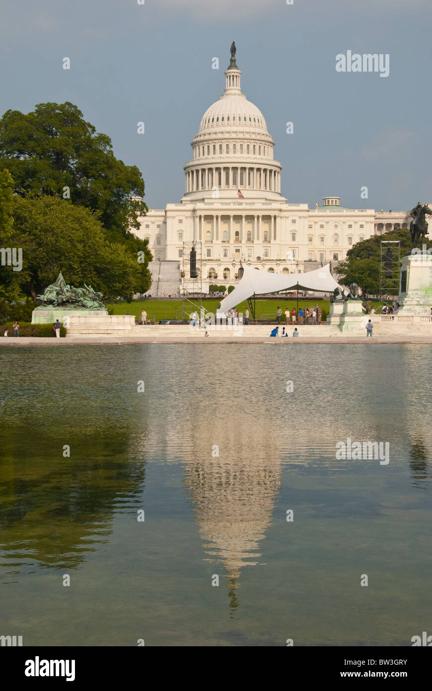 Park in der Nähe des Kapitols in Washington, DC Stockfoto