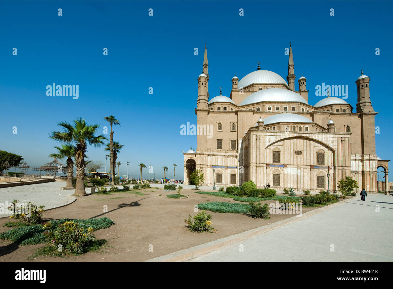 Aegypten, Kairo, Mohammed Ali Moschee (Alabastermoschee) in der Zitadelle Stockfoto