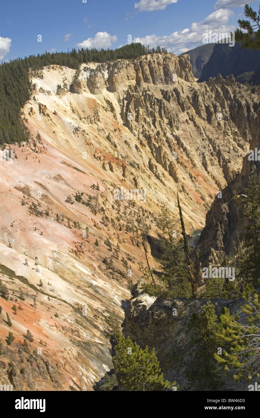 Grand Canyon von Yellowstone Stockfoto