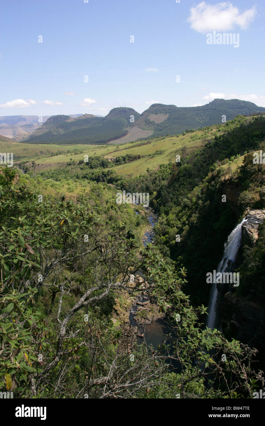Lissabon fällt in Ukhahlamba Drakensberg Nationalpark, Blyde River Canyon, Mpumalanga, Südafrika Stockfoto