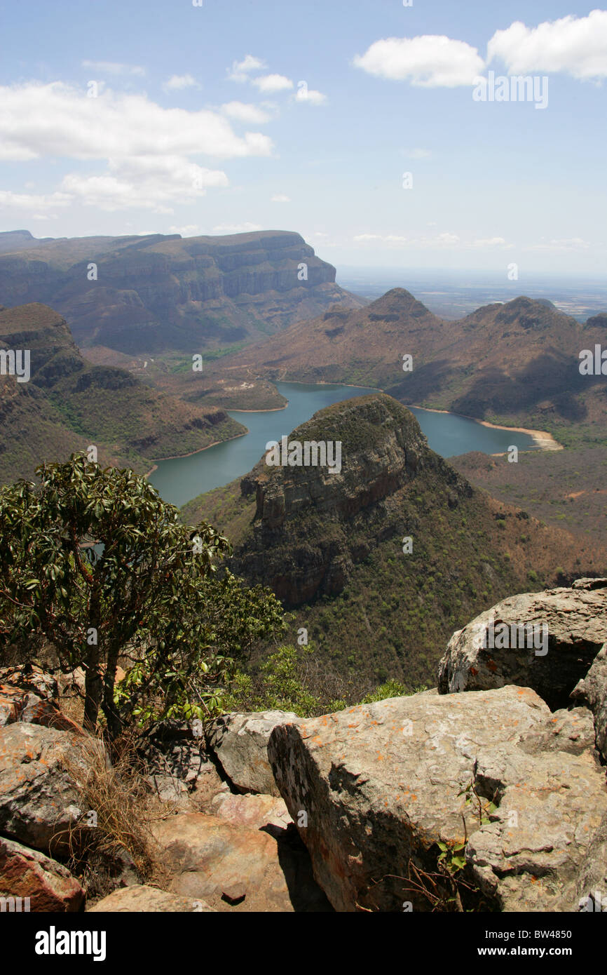 Der Blyde River Canyon, Bestandteil der Drakensburg Böschung und die Panorama Route, Mpumalanga, Südafrika. Stockfoto