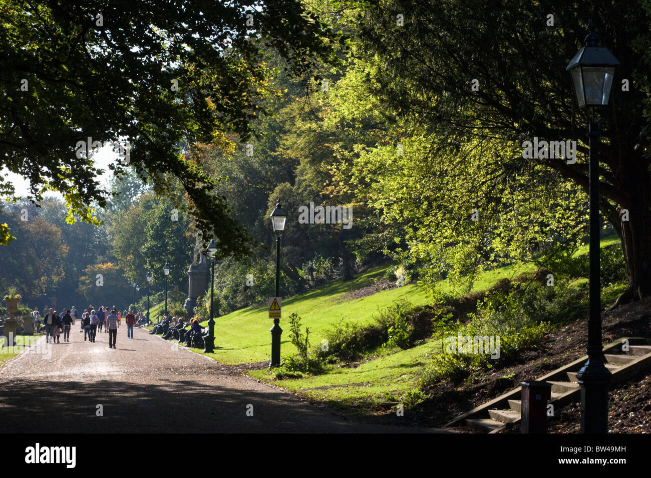 Avenham und Miller Park in Preston Stockfoto