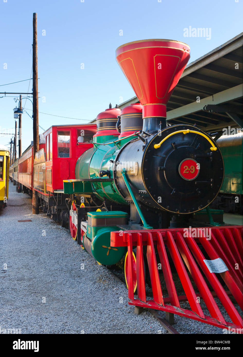 Chattanooga Choo Choo train in Chattanooga Choo Choo Hotel, ehemals der Kopfbahnhof, Chattanooga, Tennessee Stockfoto