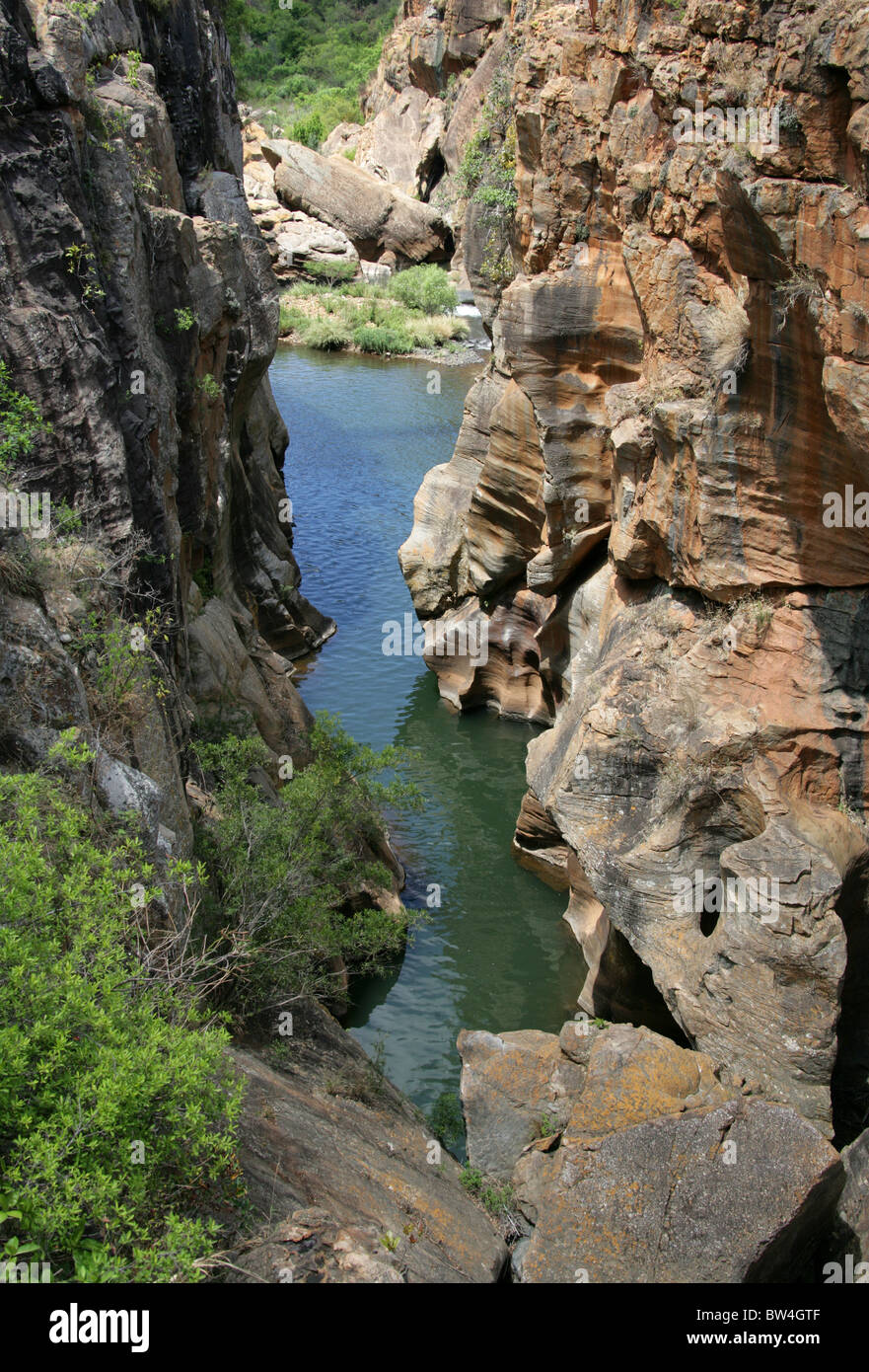 Bourke Luck Potholes, Blyde Canyon, Mpumalanga, Südafrika. Stockfoto