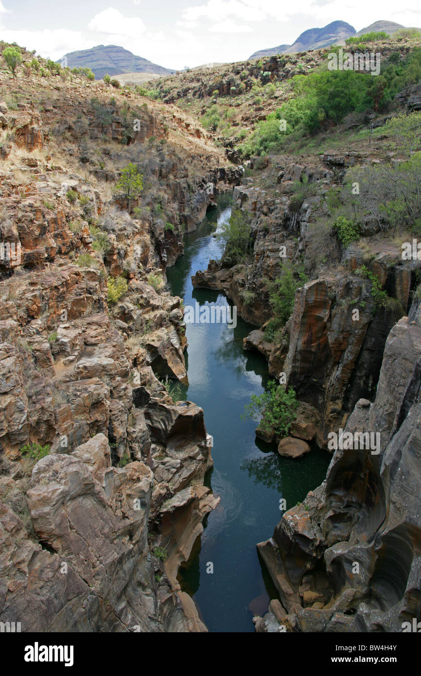 Bourke Luck Potholes, Blyde Canyon, Mpumalanga, Südafrika. Stockfoto