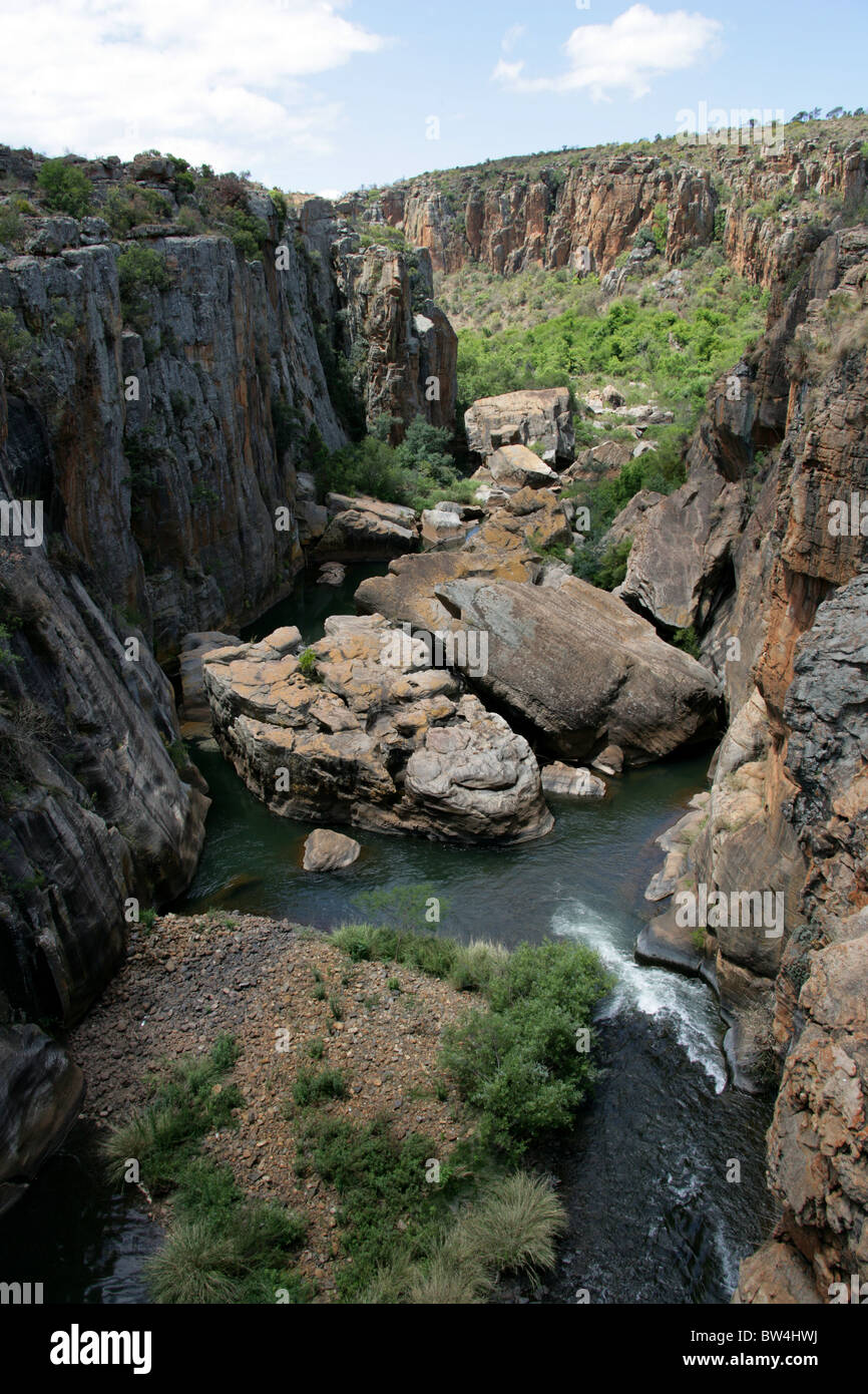 Bourke Luck Potholes, Blyde Canyon, Mpumalanga, Südafrika. Stockfoto