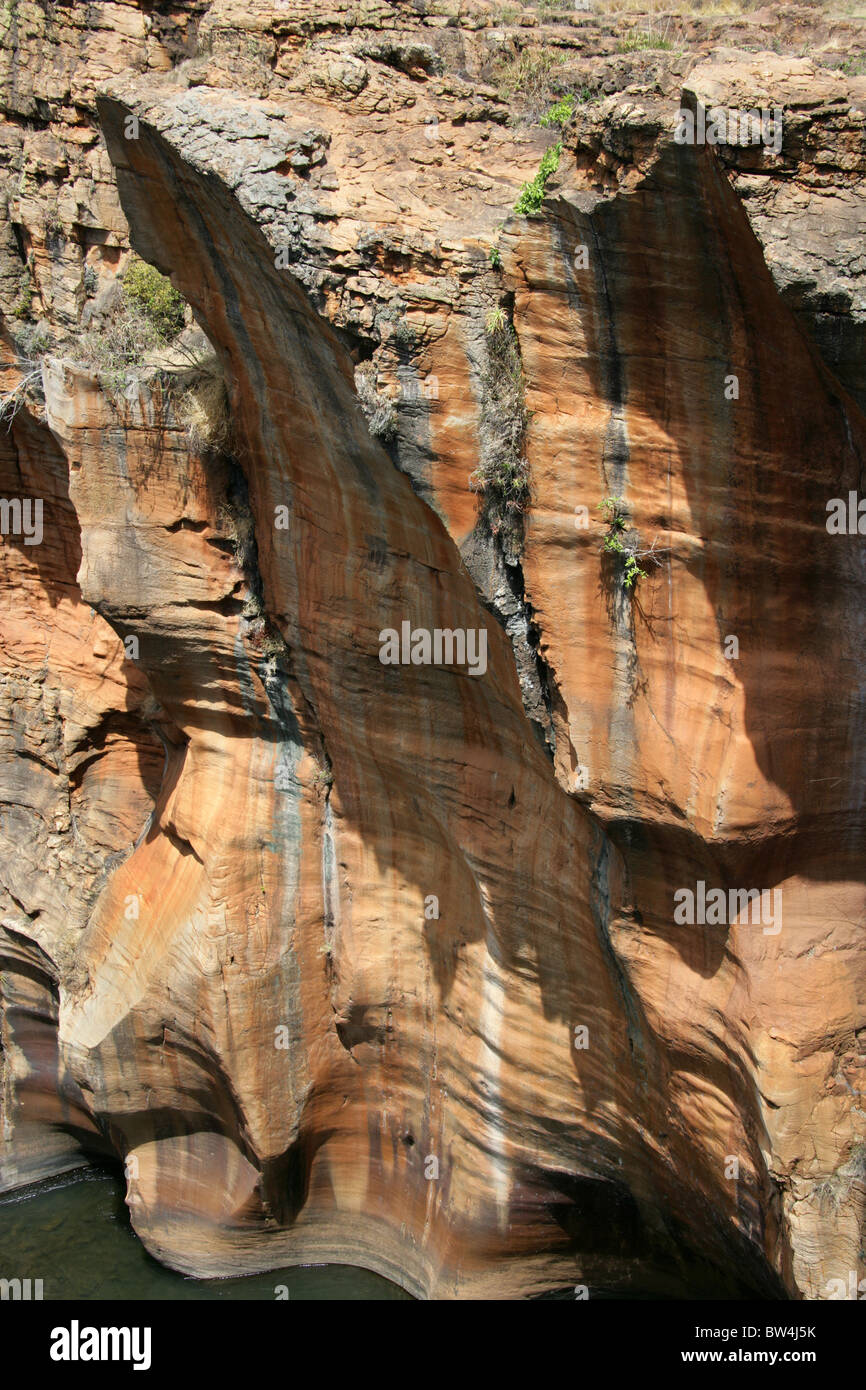 Bourke Luck Potholes, Blyde Canyon, Mpumalanga, Südafrika. Stockfoto