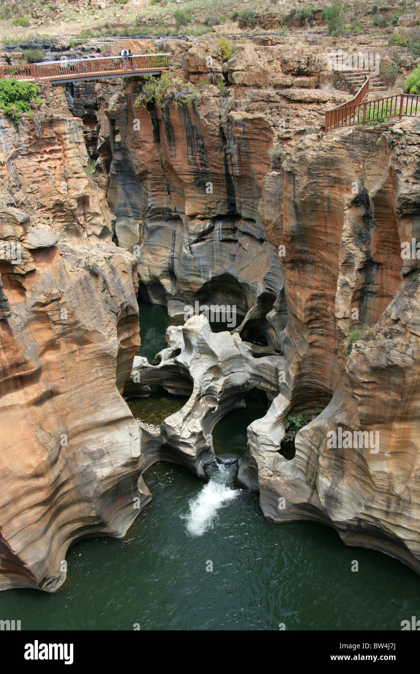 Bourke Luck Potholes, Blyde Canyon, Mpumalanga, Südafrika. Stockfoto
