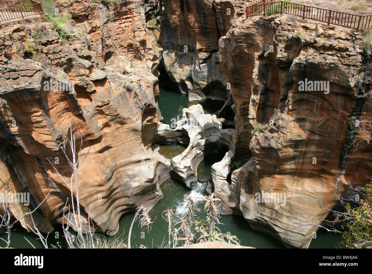 Bourke Luck Potholes, Blyde Canyon, Mpumalanga, Südafrika. Stockfoto