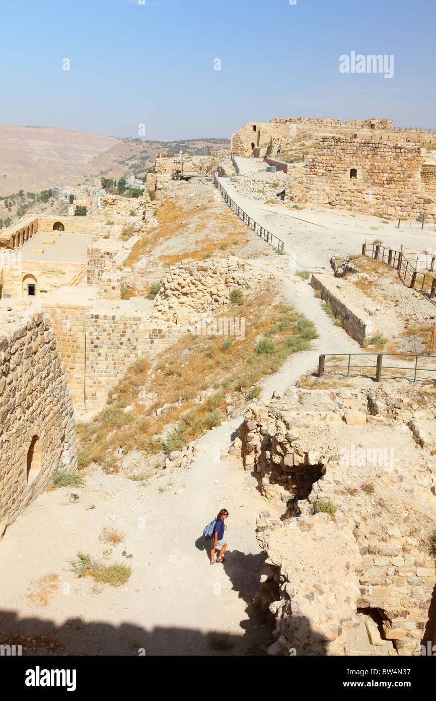 Jordan, Karak, AlKarak, Stadt, Schloss, Burg, Schloss Karak, Kerak