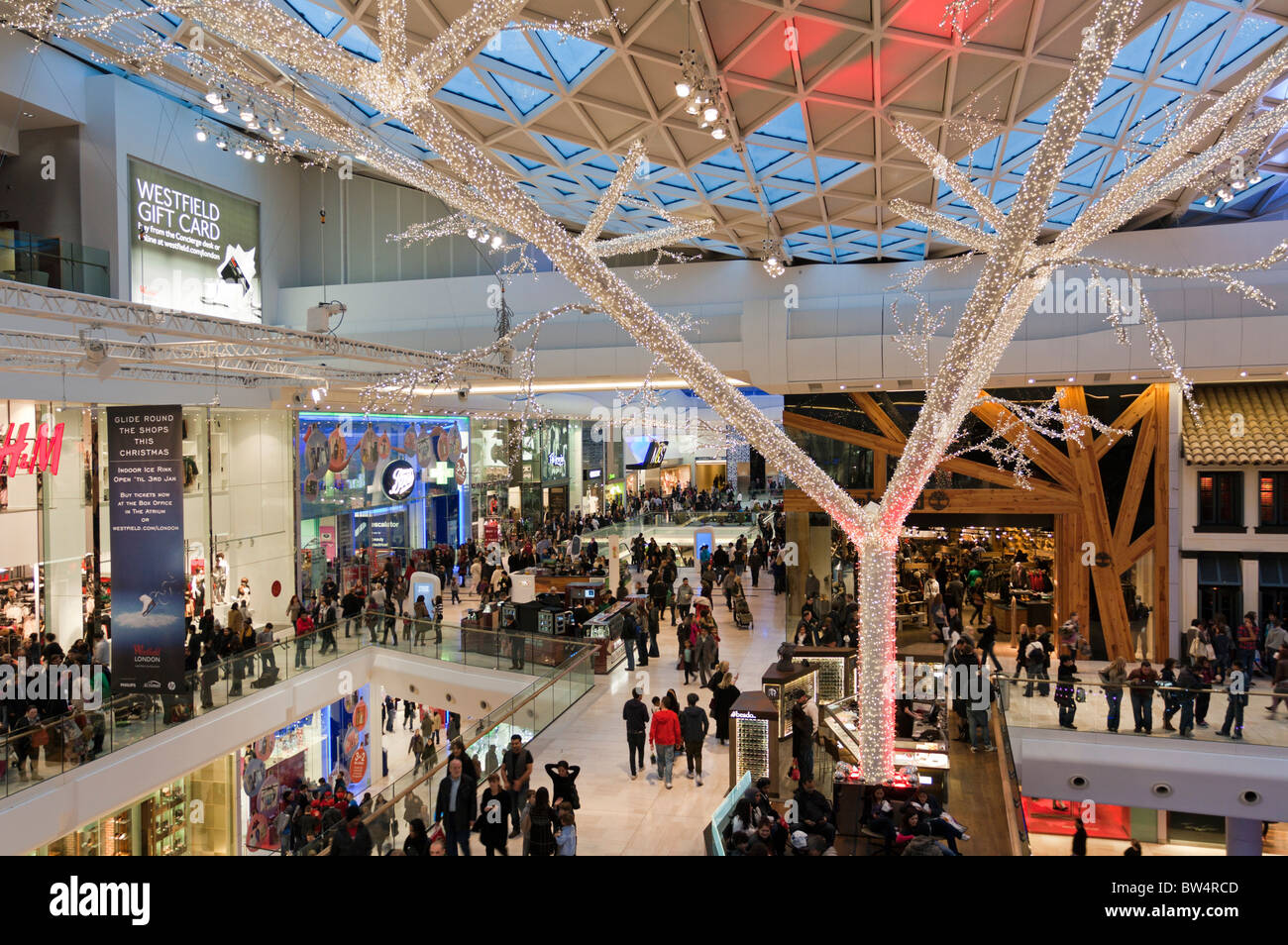 Westfield Shopping Center - Shepherds Bush - London Stockfoto
