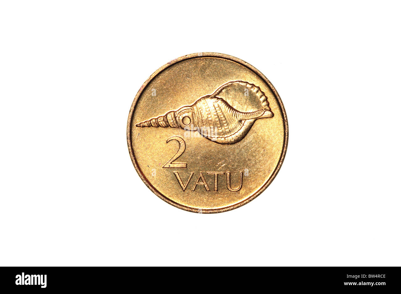 Vanuatu-Münze Stockfoto