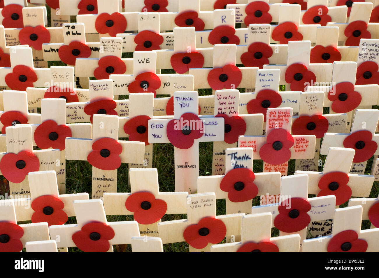 Walled Garden of Remembrance Stockfoto