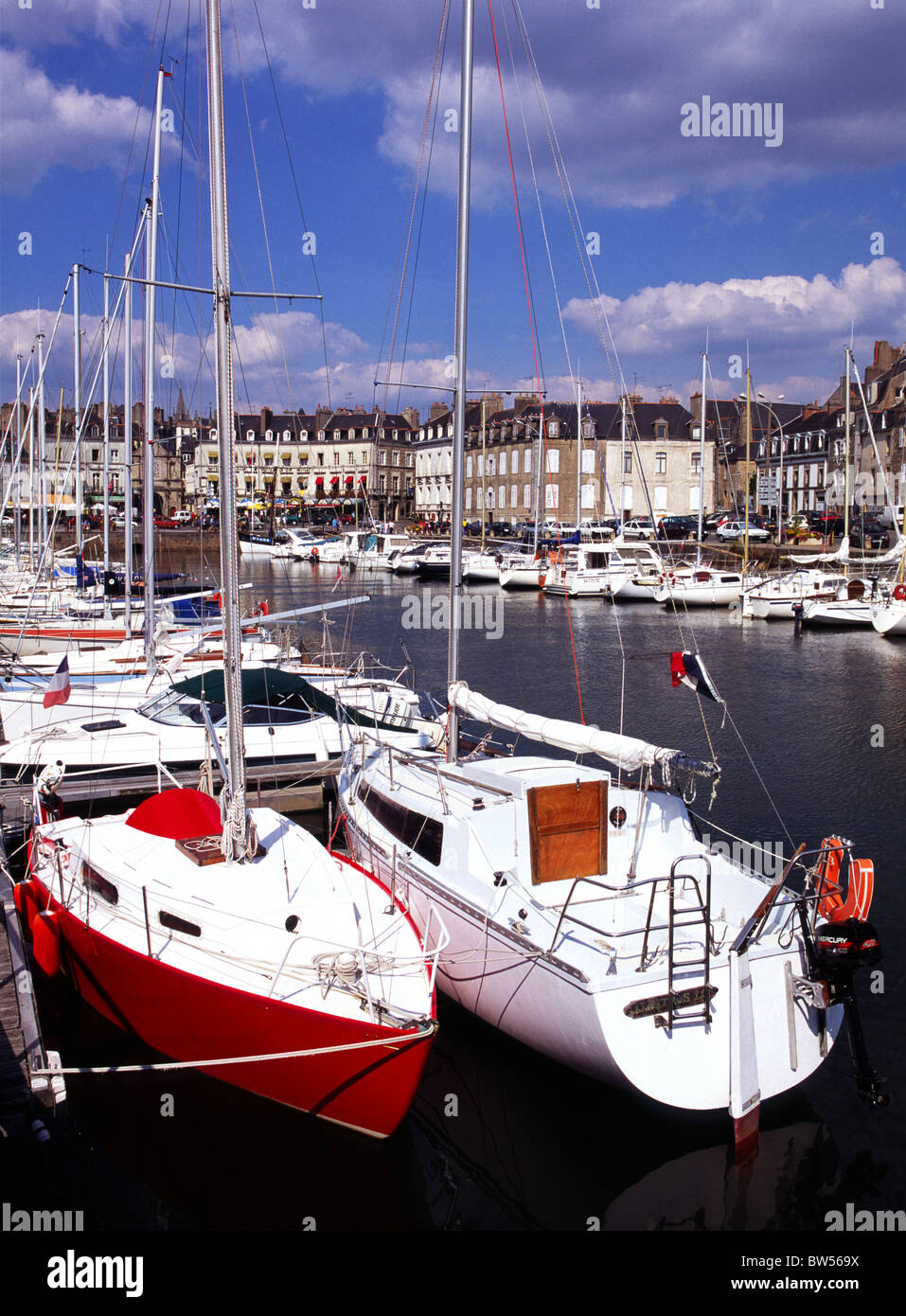 Port De Plaisance, tagsüber Blick Stockfoto