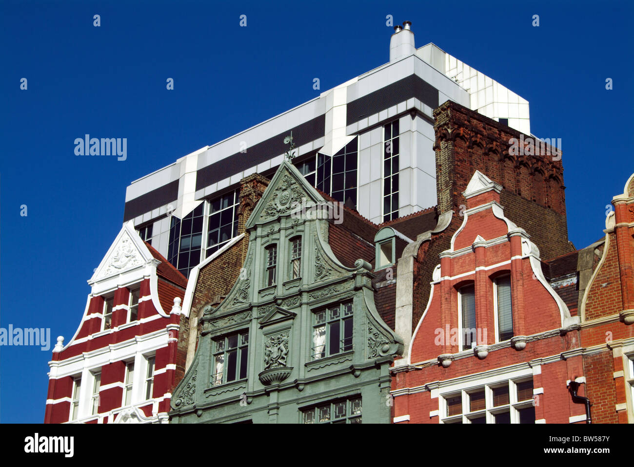 Paddington, Architektur alt & neue Stockfoto