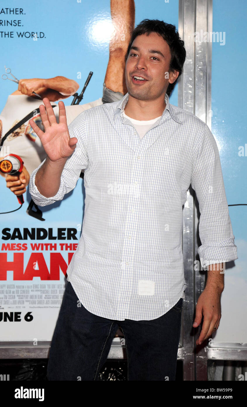 New Yorker Premiere von euch Leg dich nicht mit Zohan an Stockfoto
