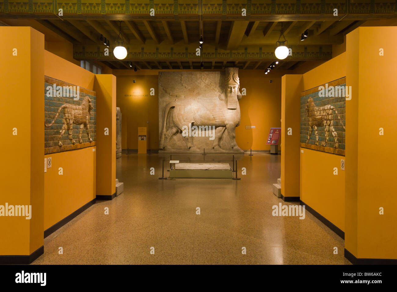 Ancient Near East Galerie, Orient-Institut, Universität von Chicago-Archäologie-museum Stockfoto
