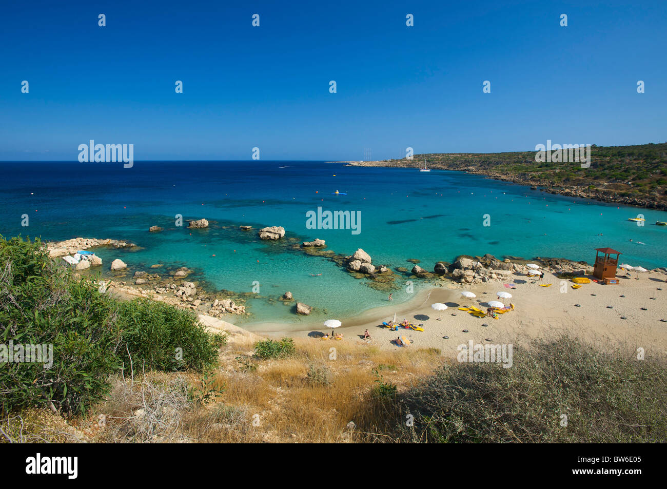 Konnos Beach, Protaras, Ayia Napa, Republik Zypern Stockfoto