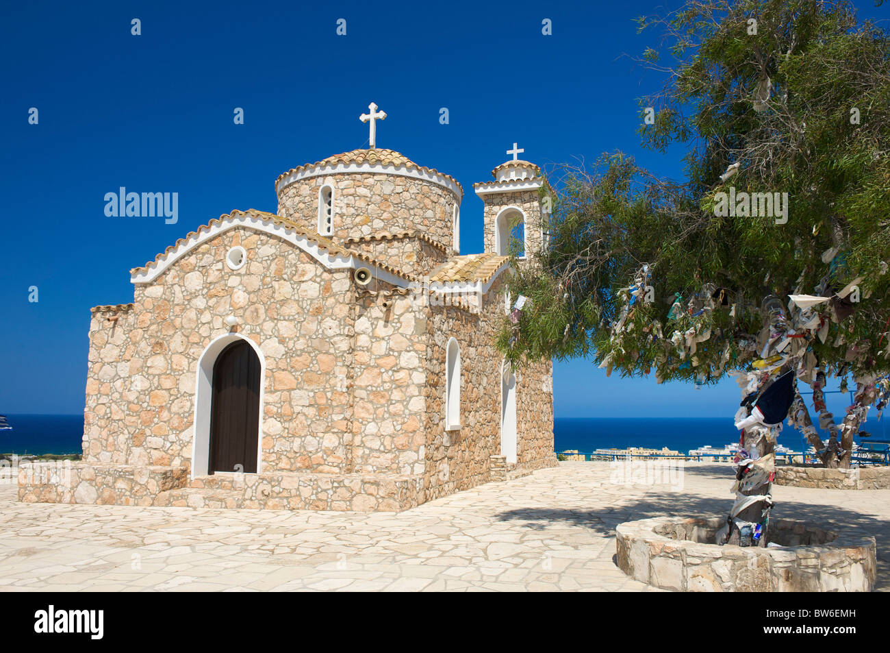 Prophitis Elias-Kirche in Ayia Napa und Protaras, Republik Zypern Stockfoto