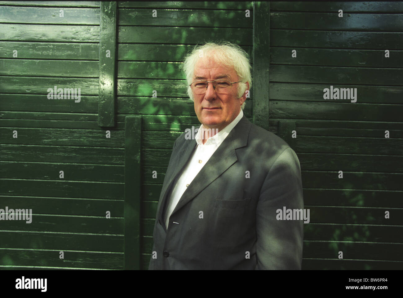 Irischer Schriftsteller, Autor, Dozent und Dichter Seamus Heaney. Gewinner des Nobelpreises für Literatur. Stockfoto