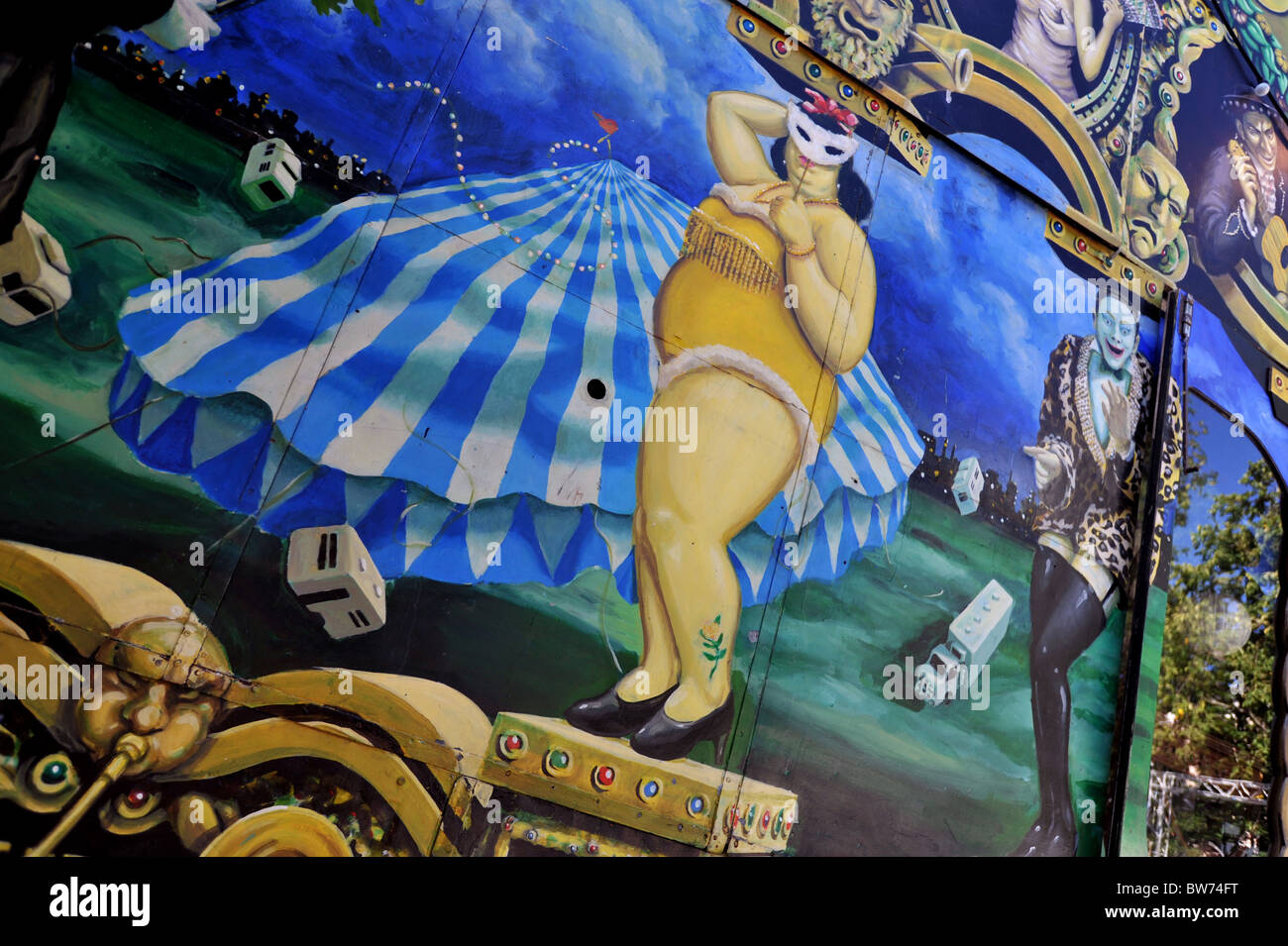 Spiegelzelt George SquareEdinburgh Fringe Festival Stockfoto