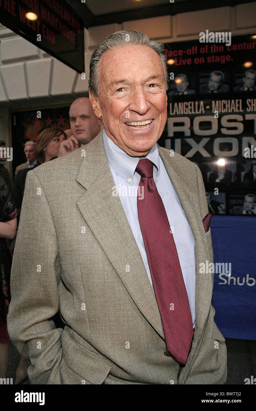 FROST/NIXON Opening Night am Broadway Stockfoto