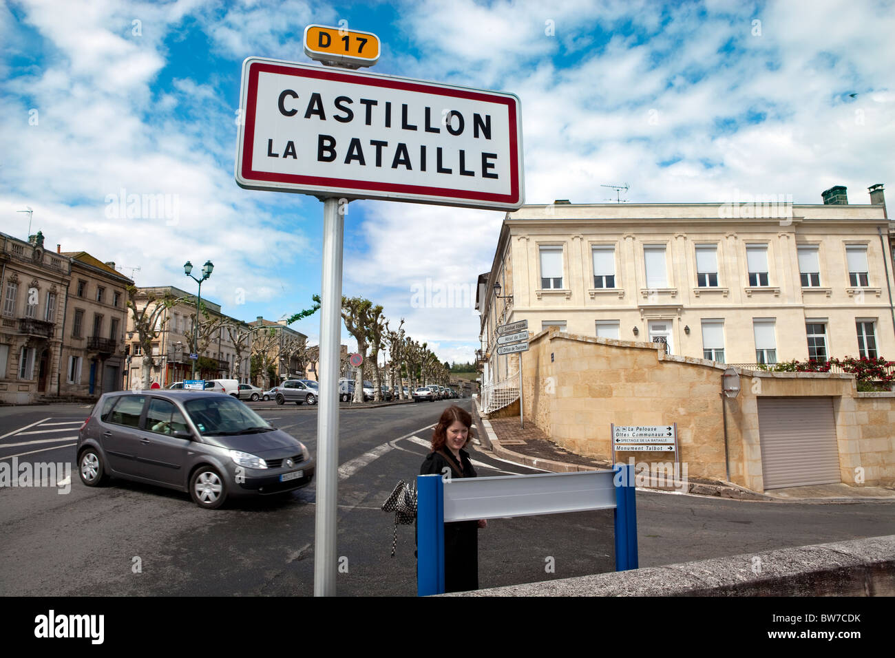 Castillon La Bataille, Departement Gironde in Aquitanien im Südwesten Frankreichs. Stockfoto