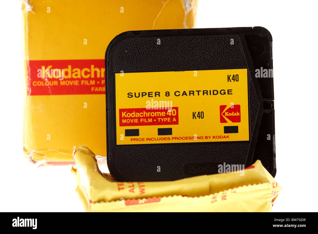Kodak Kodachrome super8 Cine Film Filmkassette Stockfoto