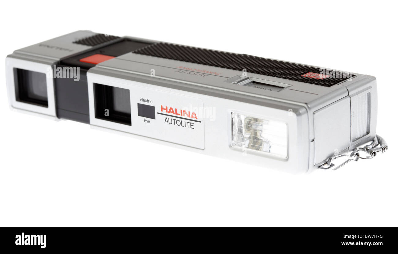 alten Stil Halina Autolite 110 automatische Film-Kamera Stockfoto