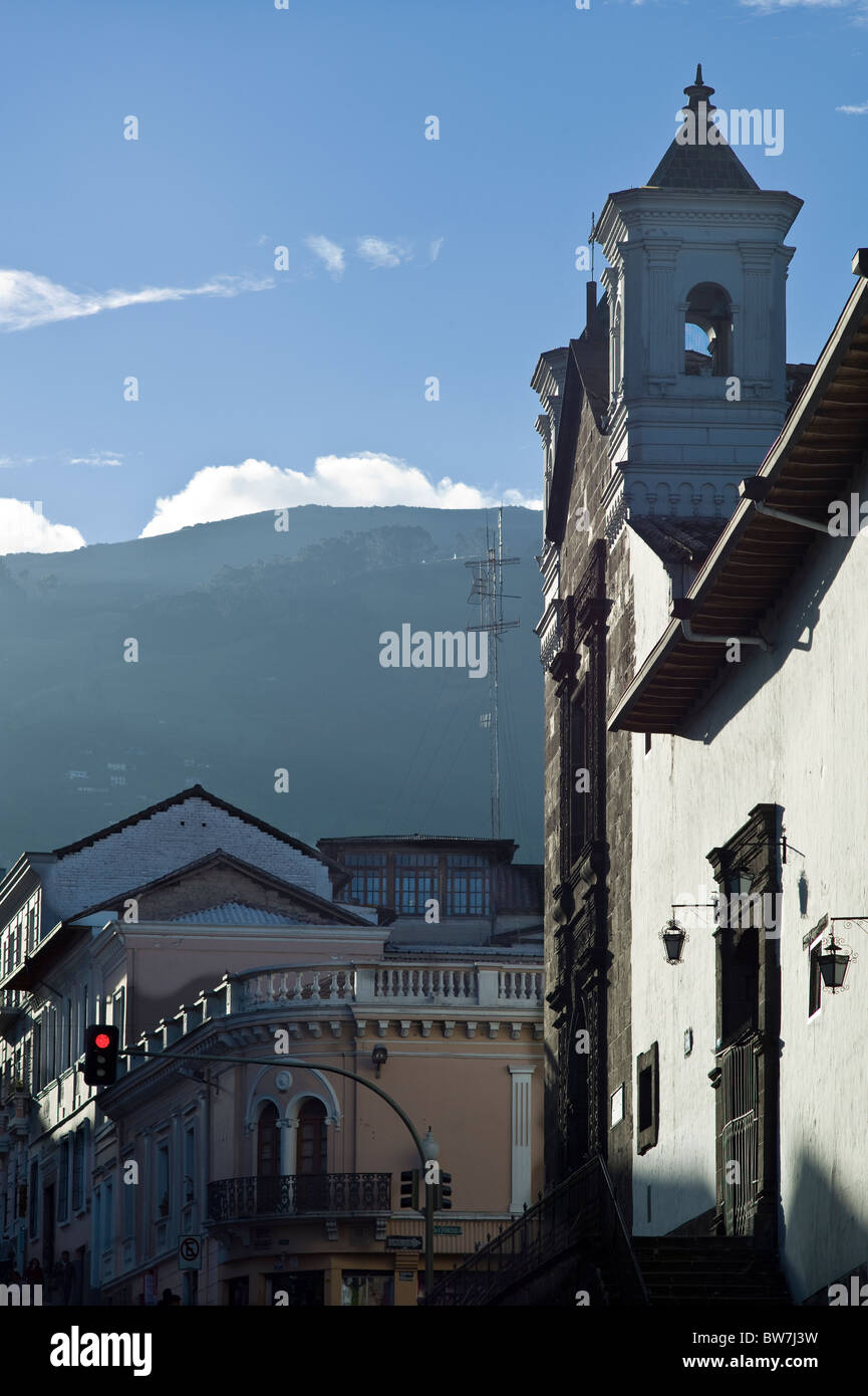 Kirche in der Altstadt von Quito, Ecuador Stockfoto