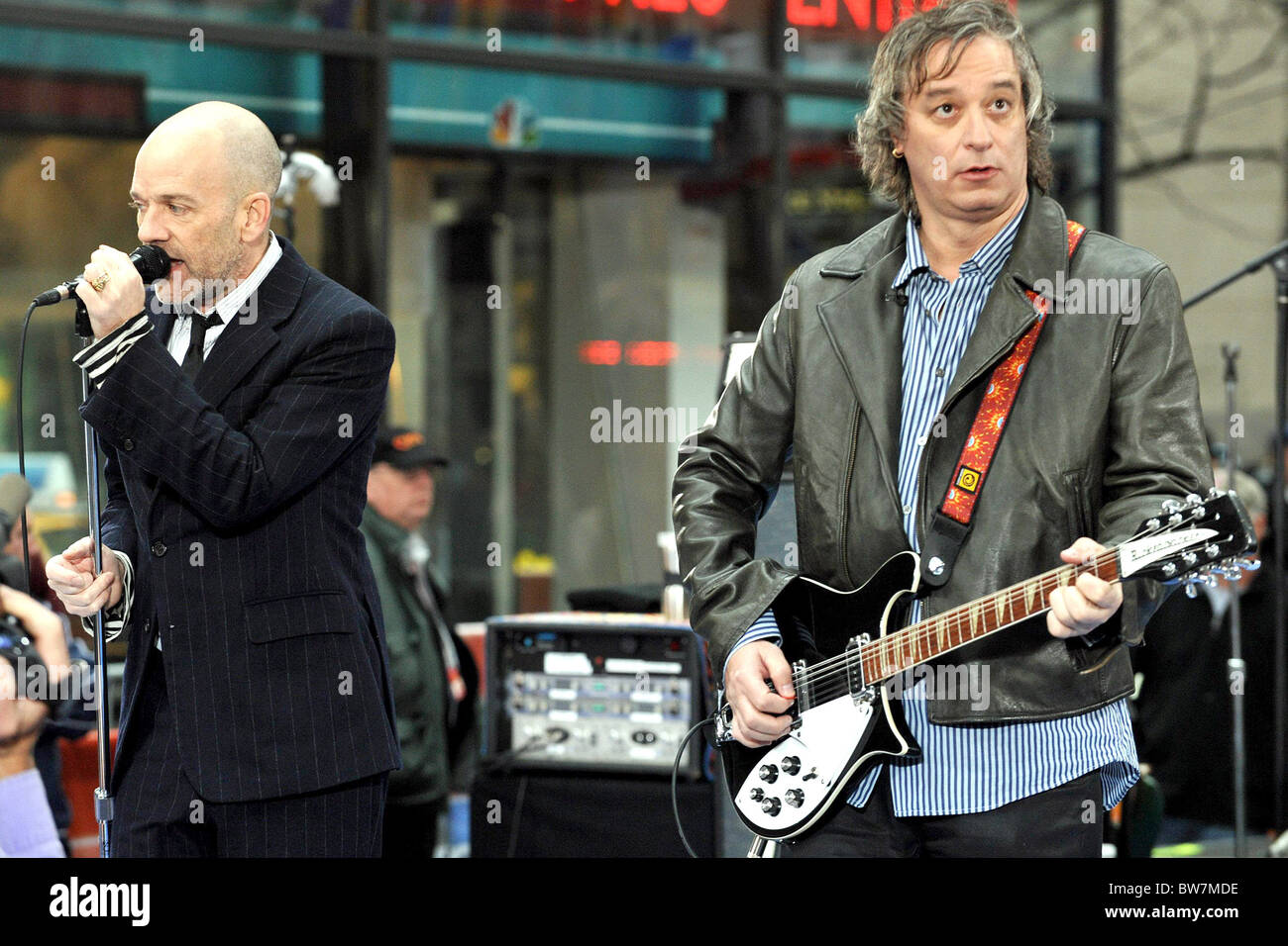 NBC Today Show Konzert mit Christina Stürmer Stockfoto