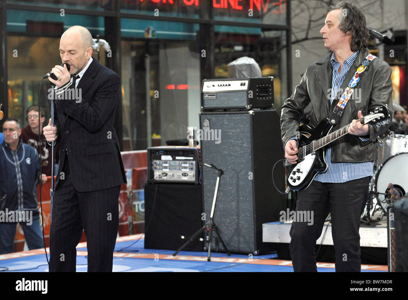 NBC Today Show Konzert mit Christina Stürmer Stockfoto