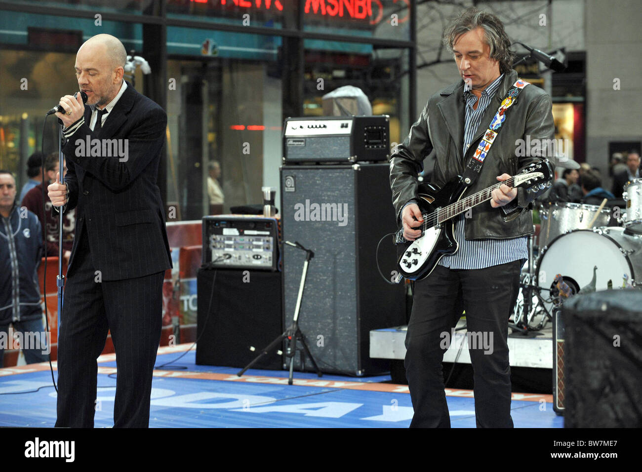 NBC Today Show Konzert mit Christina Stürmer Stockfoto