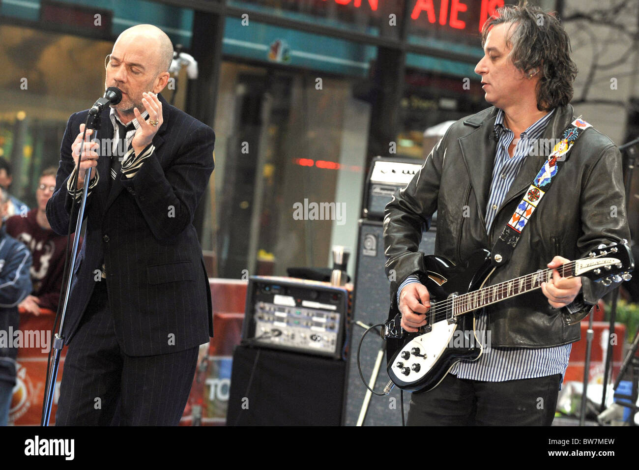NBC Today Show Konzert mit Christina Stürmer Stockfoto