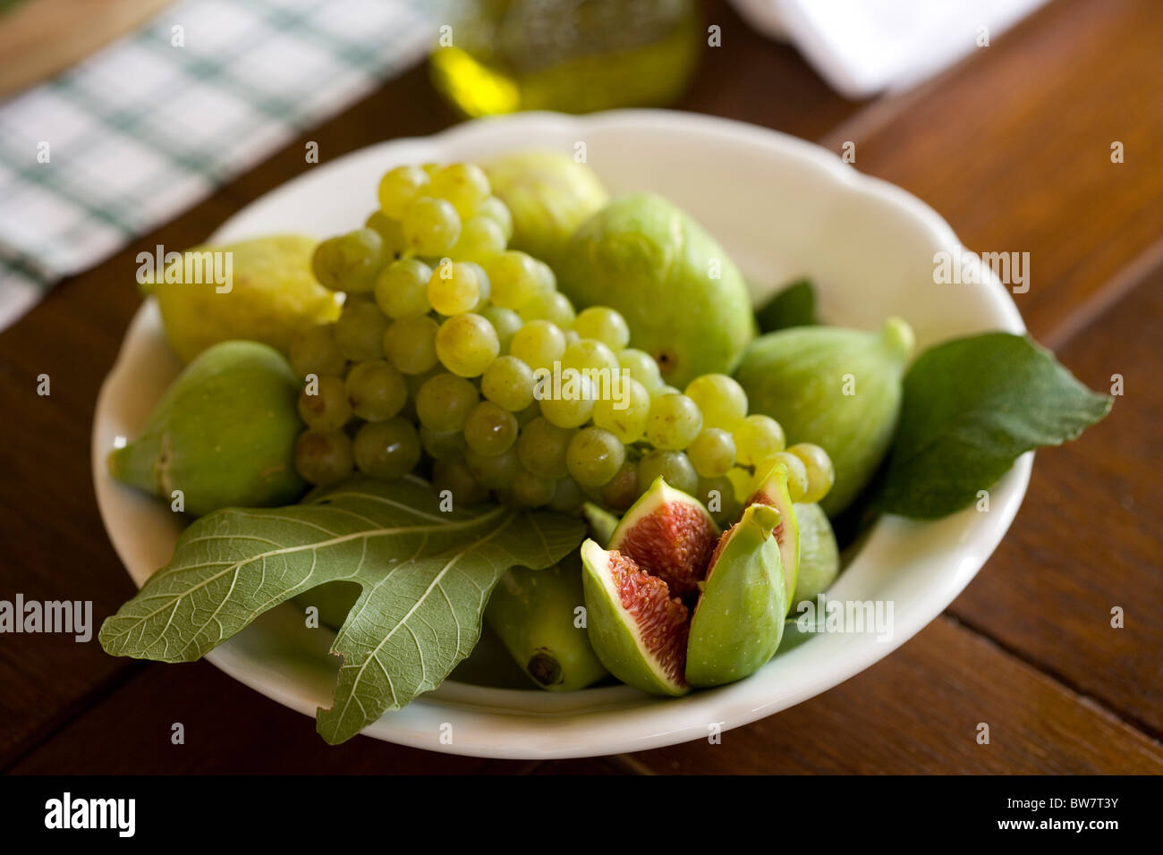 Im Freien zu essen, Kroatien Stockfoto