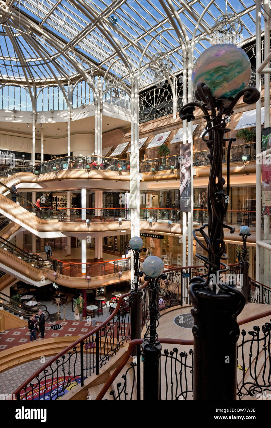 Princes Square, ein Jugendstil-Stil-Shopping-Mall in Glasgow Stockfoto