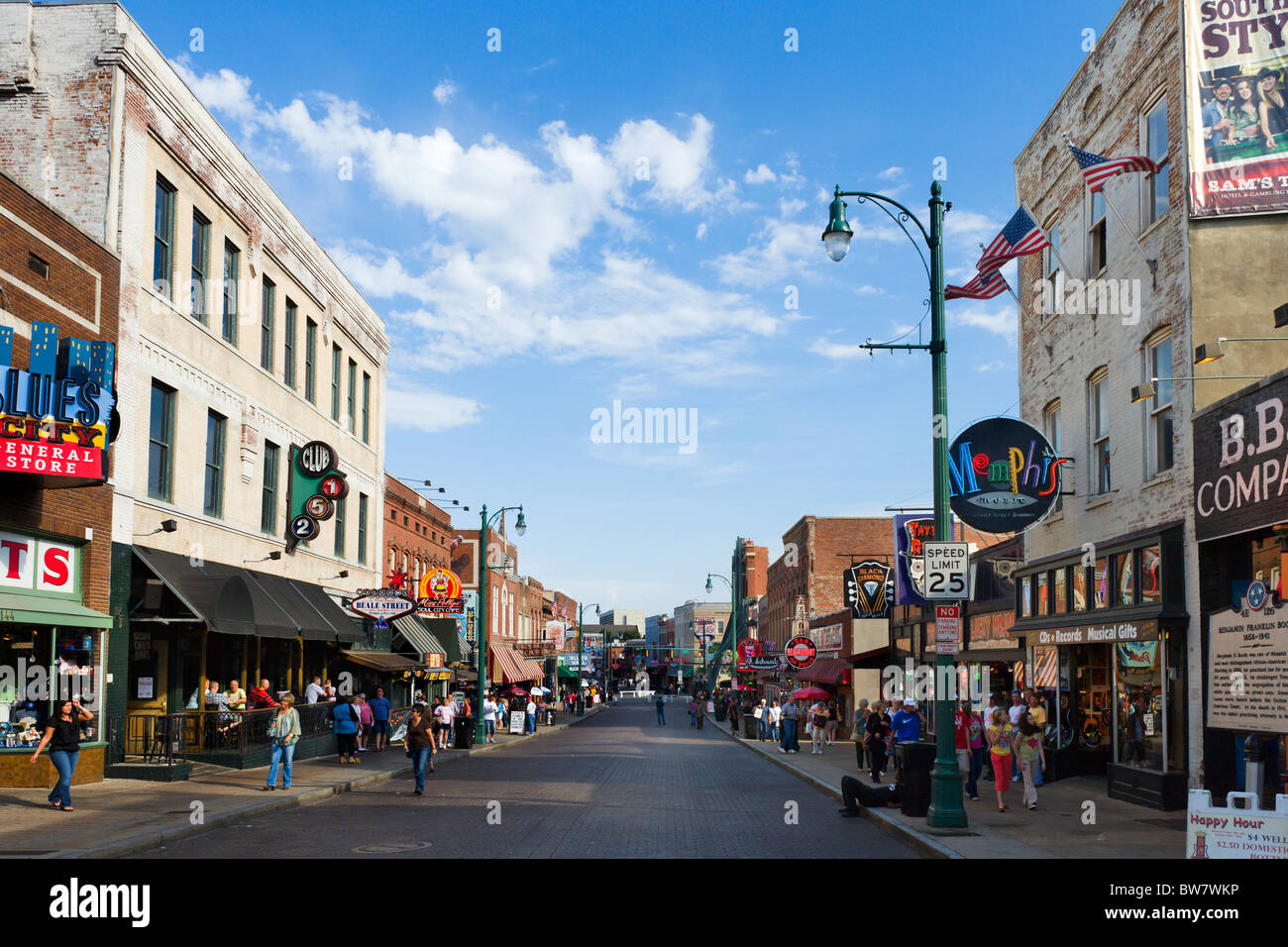 Beale Street, Memphis, Tennessee, USA Stockfotografie - Alamy