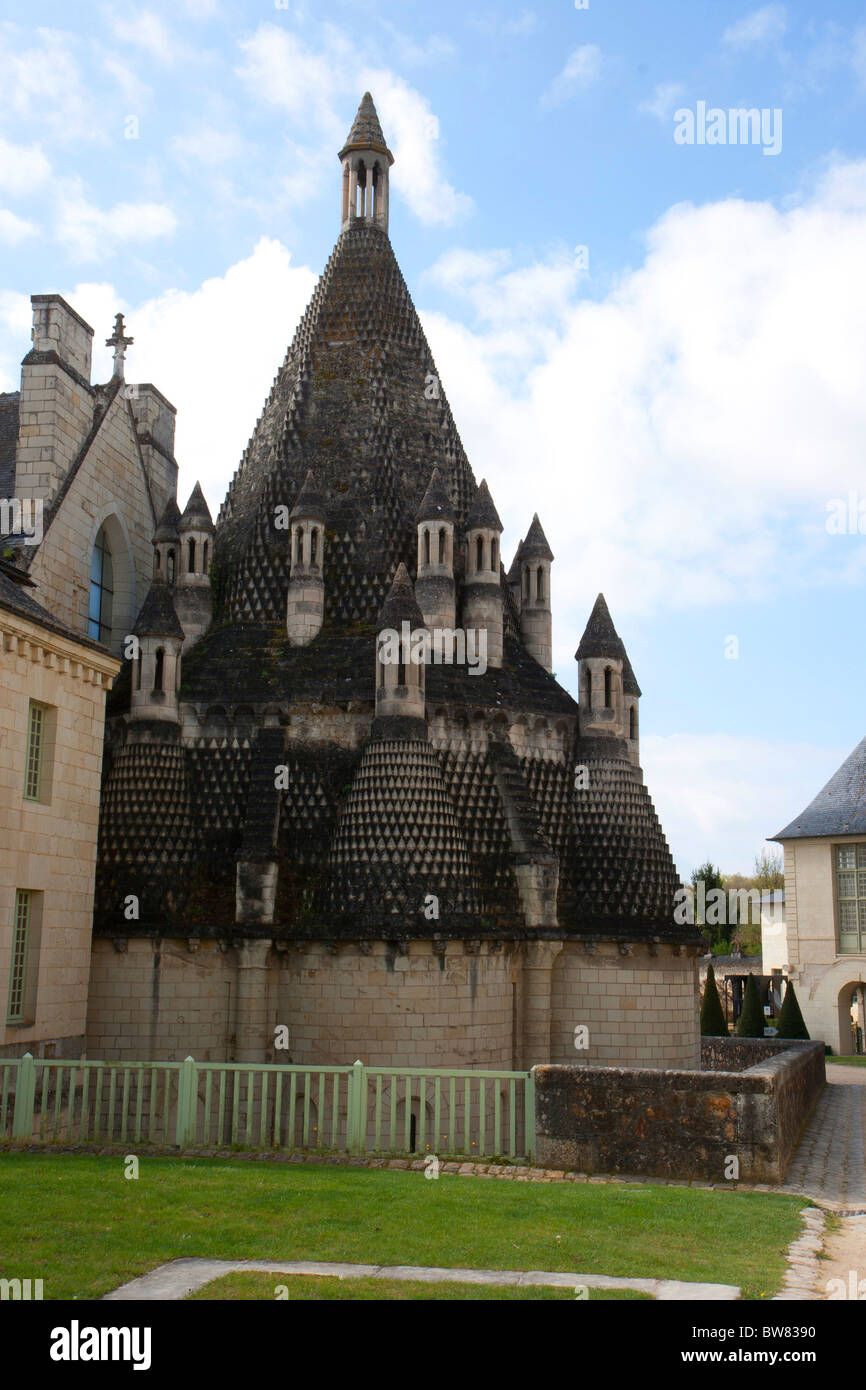 Abbaye de Fontevraud - The Kitchen Stockfoto