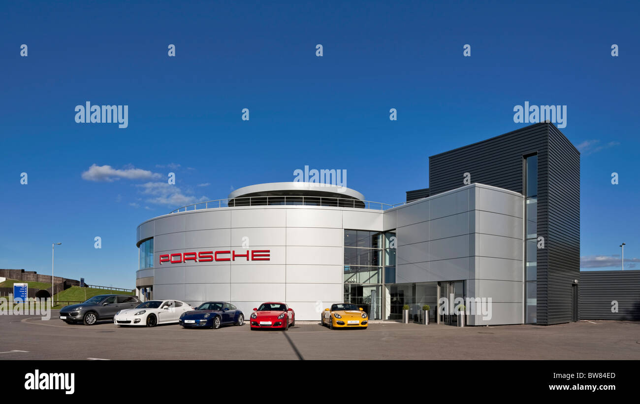 Die Porsche Experience Center in Siverstone. Stockfoto