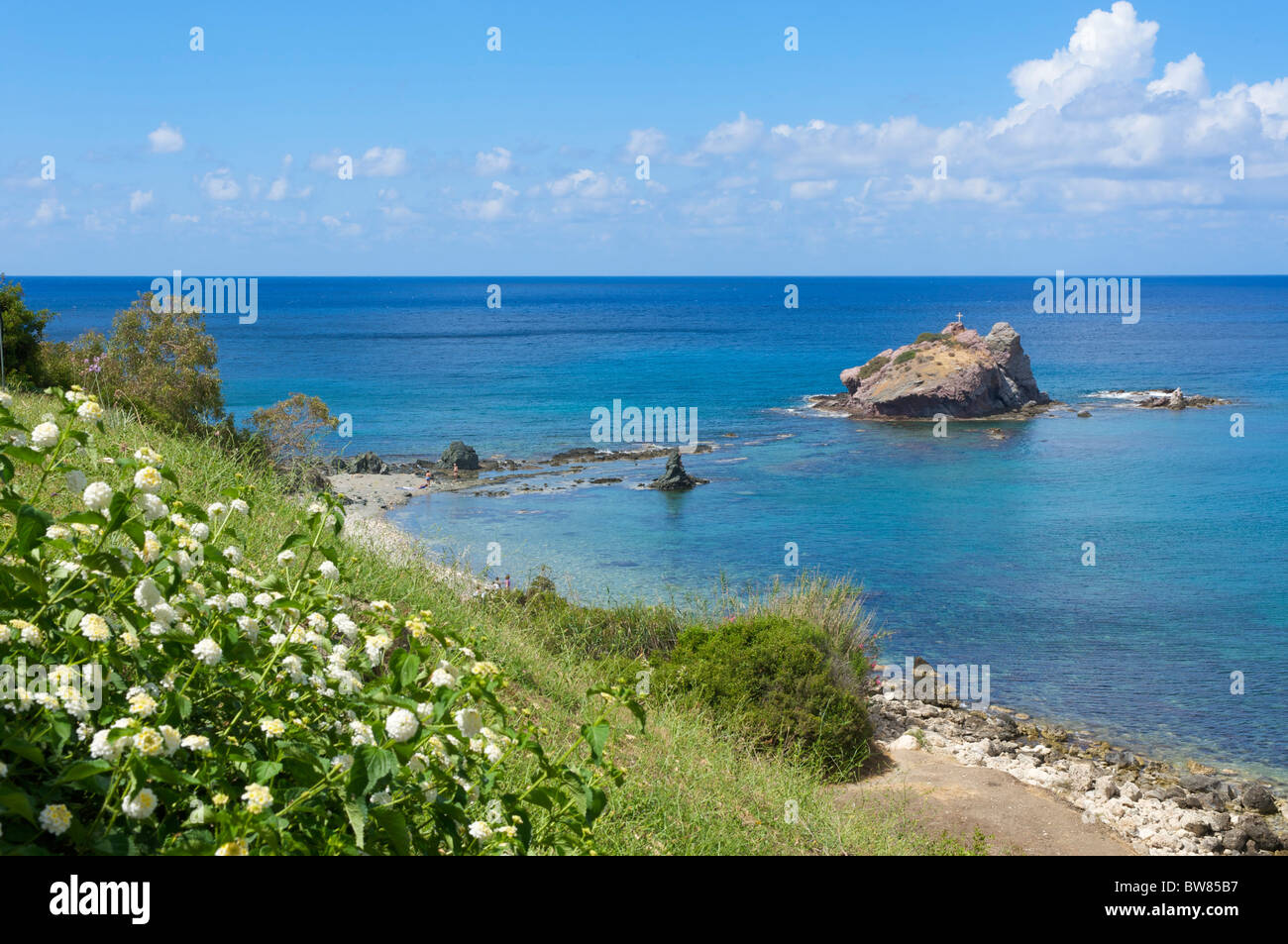 Küste, Akamas-Halbinsel, Republik Zypern Stockfoto