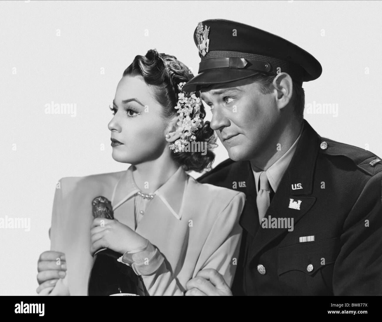 OLIVIA DE HAVILLAND, SONNY TUFTS, die GEPFLEGTEN Braut, 1946 Stockfoto