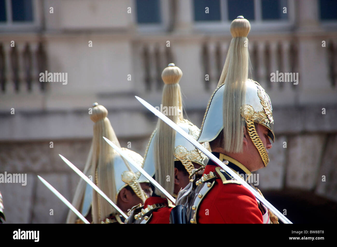 Wechsel der Guard Horse Guards Parade London England UK Stockfoto