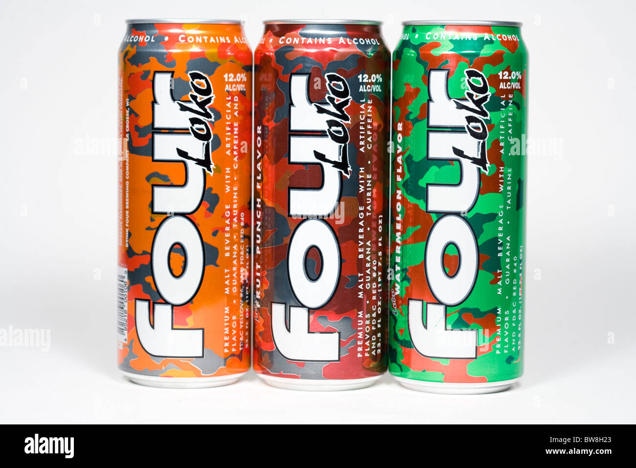 Vier Loko, auch bekannt als "Blackout In A Can" Stockfoto